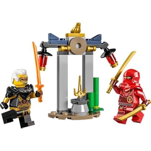 Byggklossar - LEGO - Ninjago-duell - 2 figurer - Tempel - 6 år och uppåt