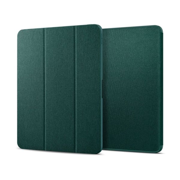 iPad Pro 13" Etui - Spigen - Urban Fit - Mørkegrøn - Kompatibel med M4, 2024 - Syntetisk