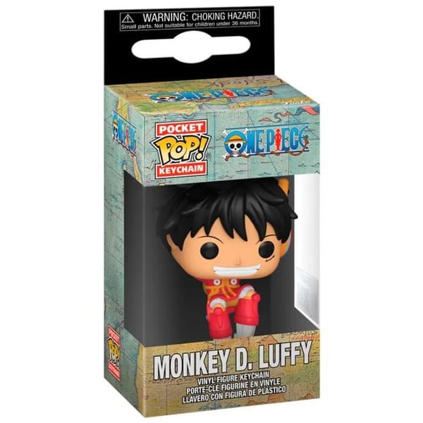 Nøgleholder Funko - One Piece - Monkey D. Luffy - 4 cm - Vinyl - Inkluderer karabinhage