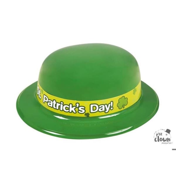 Grön melonhatt Saint Patrick - Ölfestival - Unisex - Mjuk plast