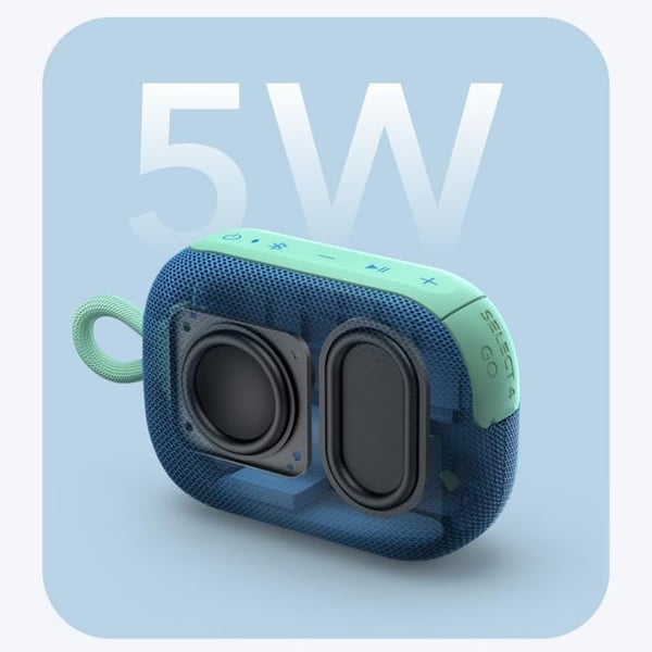 Bluetooth-højttaler - SOUNDCORE - Select - 4GB - 20 timers batterilevetid - IP67 vandtæt - Kraftig lyd 5W