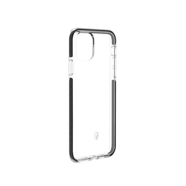 Halvstyv skal - Force Case - iPhone 11 Pro Max - Stötdämpande gel - Hög skyddsnivå - Svart