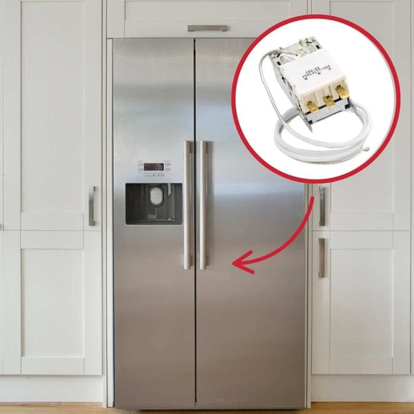 SOS Tillbehör Termostat för Kylskåp, frys 6151186, 6151097 KOMPTIBIL MIELE, LIEBHERR