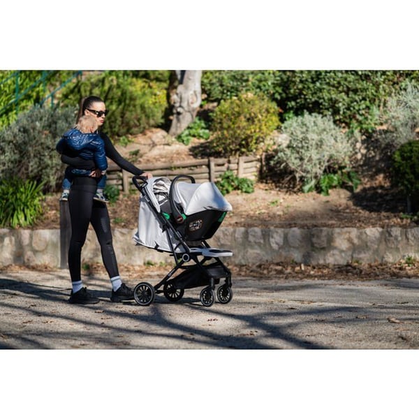 BEBELISSIMO - Kombinerad duo sittvagn 2 i 1 - bilstol 0+ Lioni – från födseln – upp till 22kg - svart