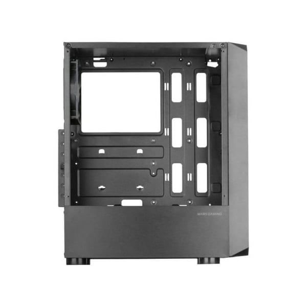 Mars Gaming MC-2000, Mid-Tower ATX-fodral, helt sidofönster, Mesh-frontdesign, 1x FDB 120 mm fläkt