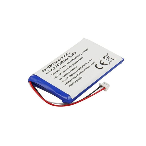Li-ion-batteri 900mAh för Bang and Olufsen PA-BO12 ljudspelare 3.7V Blå