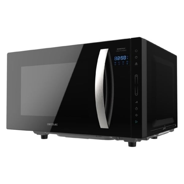 Cecotec Mikrovågsugn utan tallrik GrandHeat 2300 Flatbed Touch Black. Kapacitet 23 liter, Effekt 800 W, 8 förinställda funktioner. Cecotec Mikrovågsugn utan tallrik GrandHeat 2300 Flatbed Touch Black. Kapacitet 23 liter, Effekt 800 W, 8 förinställda funktioner.
