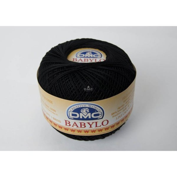 DMC - Virkgarn Babylo Gross. 10 - Färg. 310 - Svart