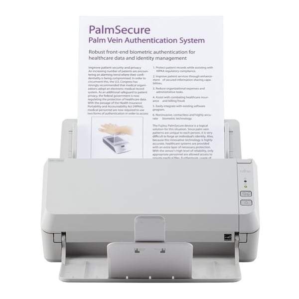 Scanner ADF - FUJITSU - SP-1120N - USB 3.2 - 600 x 600 DPI - 20 ppm - Färg Grå