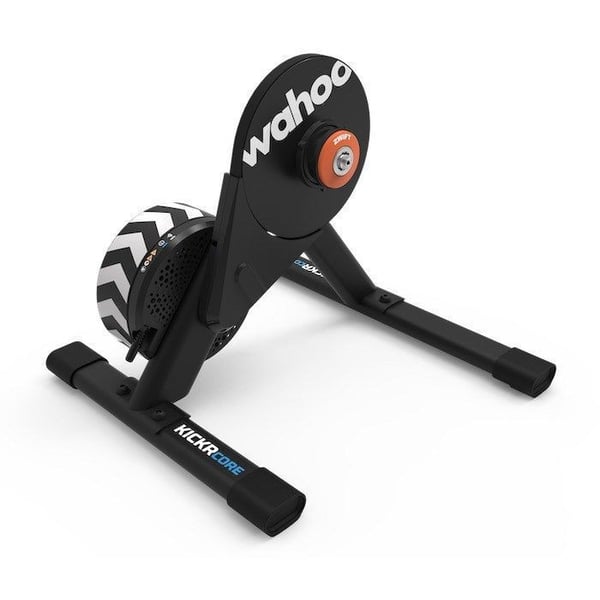Wahoo KICKR CORE 2 Zwift Cog & Click - Hemtrainer effektmätare 1800W ±2% - Orange/Svart