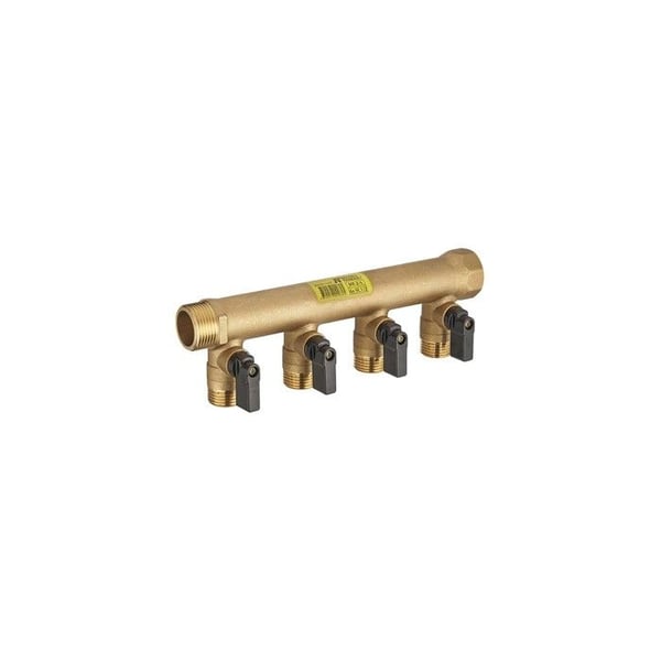 Sammanställare Mf 3/4 - 4 Utgångar M 1/2 Med Monoblockventiler Bulk märkt
