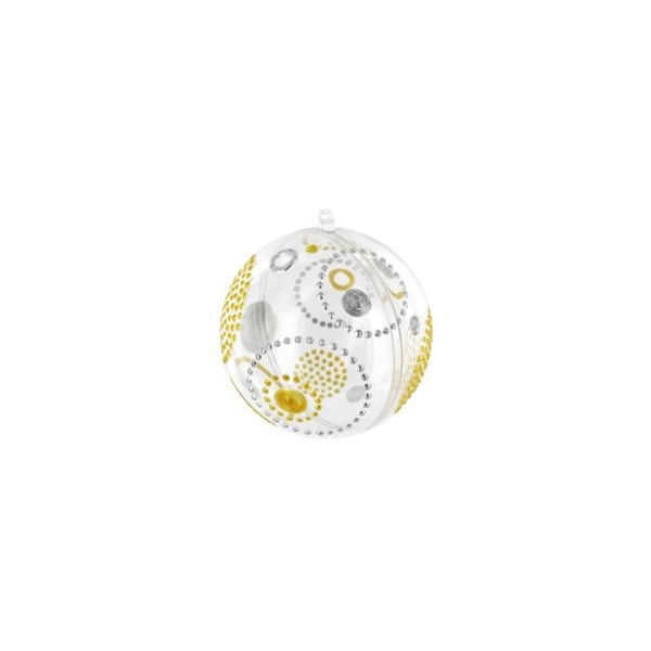 Boll plast - Legeantdelafete - Ø 16 cm - Transparent - Festdekoration - Blandat