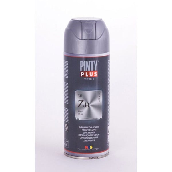 Pinty Plus - Zinkprimer i spray för metallskydd 200 ml Matt grå