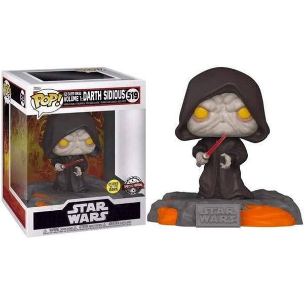 Funko - Star Wars - POP! Deluxe Red Sabre Series Volym 1: Darth Sidious 9 cm