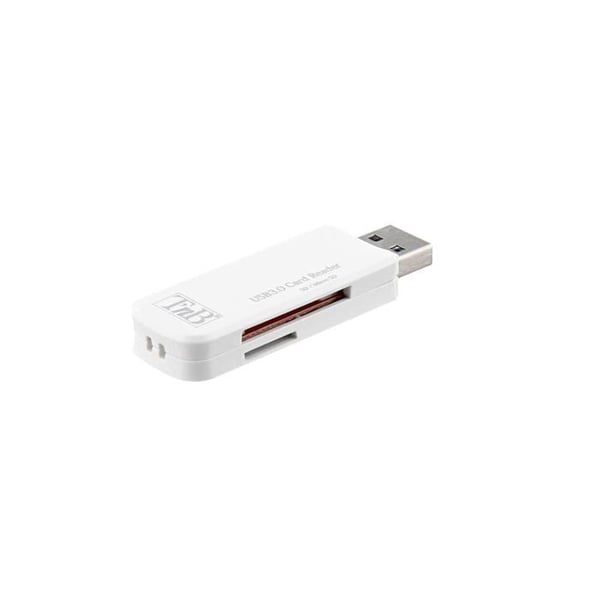 T'nB USB 3.0 SD/Micro SD-kortläsare - Ultrasnabb och kompakt