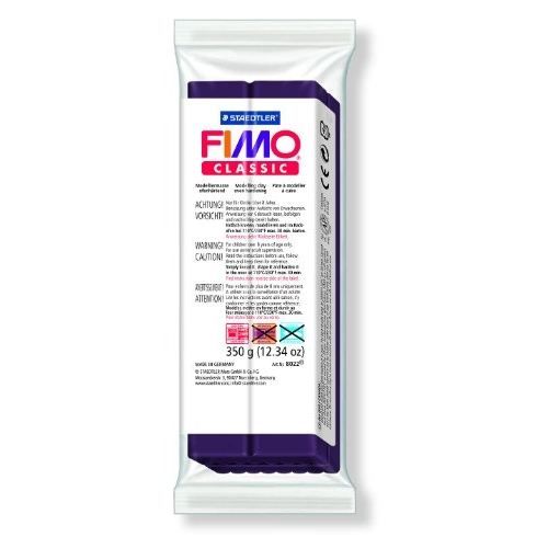 Modelleringslera - Eberhard Faber - Fimo Classic - Lila - 350g - 8 år och uppåt