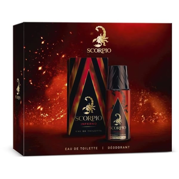 SCORPIO Coffret Inferno Eau de Toilette 75 ml + Deodorant Atomiseur 150 ml