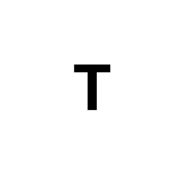 Dekorativt föremål - CTOP - T - 10 x 10 cm - Brun - Massivt trä