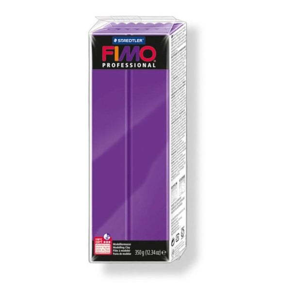 Modelleringslera - Eberhard Faber - Fimo Classic - Lila - 350g - 8 år och uppåt