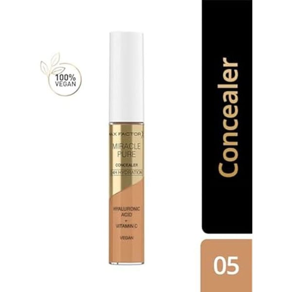 Färgningskorrigerare - MAX FACTOR - Miracle Pure - Nyans 05 - Vitamin C - Hyaluronsyra - Vegansk