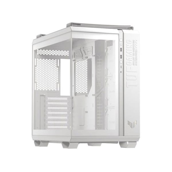 ASUS TUF GAMING GT502 HORIZON TG ARGB Mid Tower ATX Dobbelt Tempereret Glas USB-C Hvid