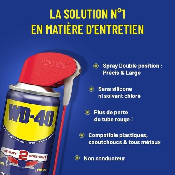 WD40 Spray dobbelt position - 200 ml