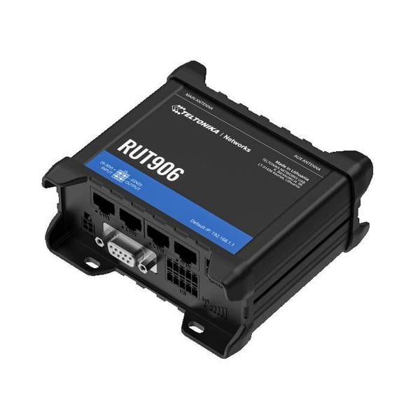 Router - Teltonika - RUT906 - Flerfärgad - 8,7" - 4-portsswitch - Statisk IP-routing