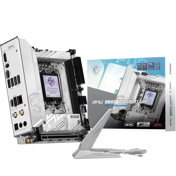 Mini-ITX moderkort - MSI - MPG B860I EDGE TI WIFI - DDR5 - PCIe 5.0 - Wi-Fi 7