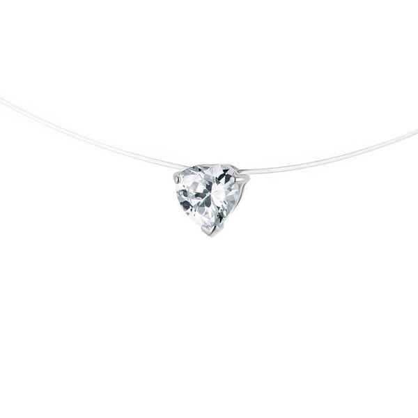 Pendentif - LOVA LOLA VAN DER KEEN - Massivt Silver 925 - Zirkonoxid - Syntetisk Diamant - 42 cm