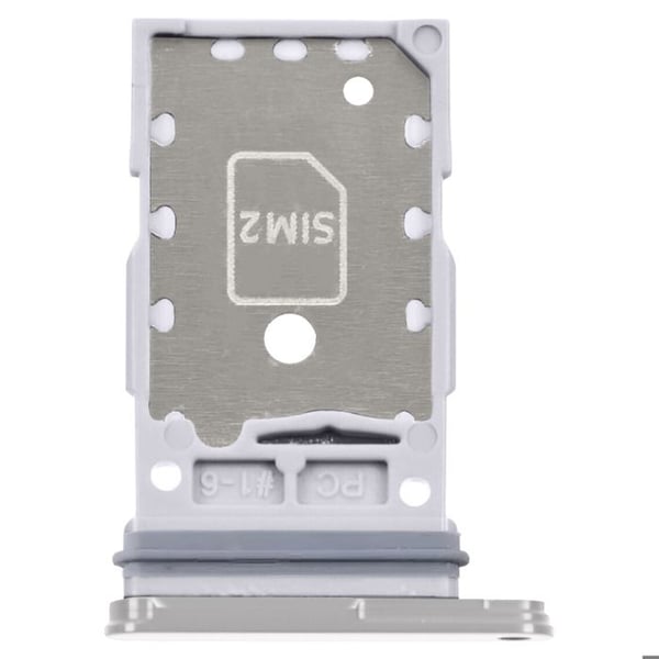 SIM-kortsdisk för Galaxy S24 / S24 Plus Dubbel Nano SIM Silver
