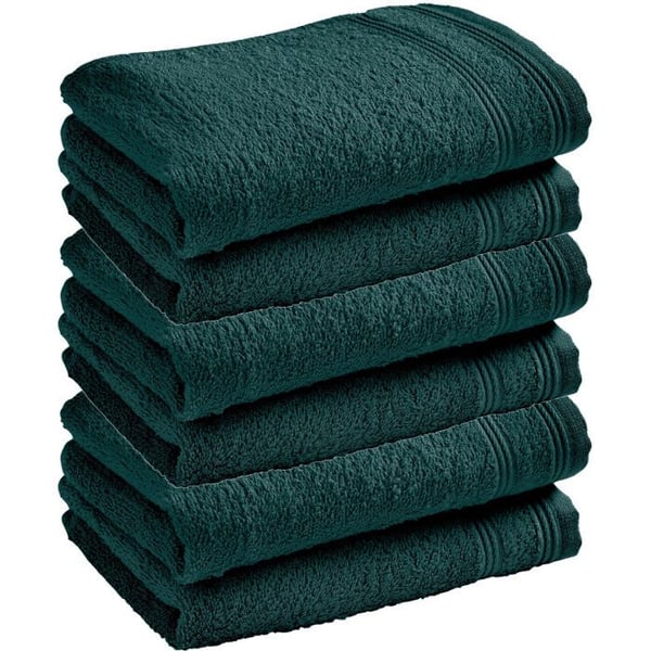 Set med 24 gästhanddukar i frotté "Spa" 30 x 50 cm / 400 gr/m² - "Spa" Smaragd - "Spa" Smaragd -
