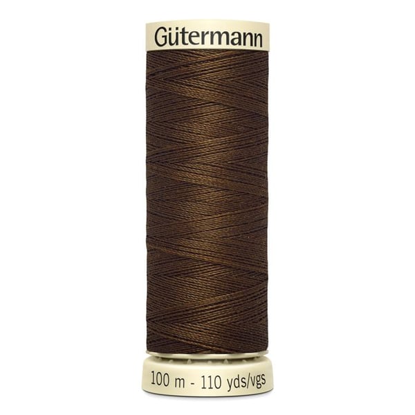 Fil för sömnad 100% polyester Gutermann 1 Spole - Att 280 - hasselnötsbrun