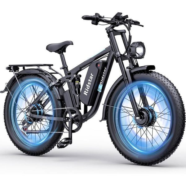 Ridstar E26 Pro - 2000 W - 48 V - 23 Ah - 48 km/h - räckvidd på 100 km - Elektriskt fordon