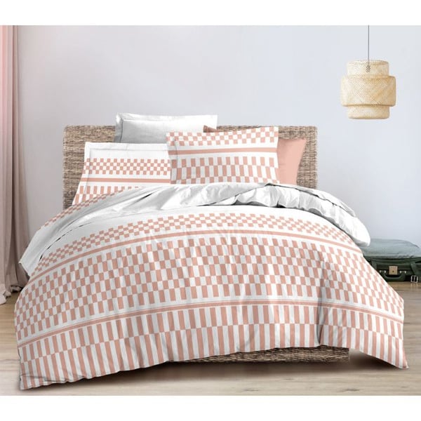 Sängkläder 3P "Louna" 260 x 240 cm Casimir Peche King size 100% bomull