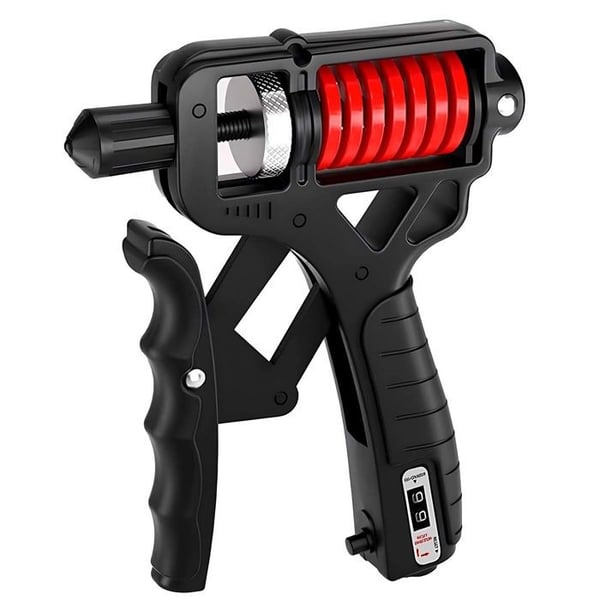 Träningshandtag - AVIZAR - Justerbar 5–165 kg - Räknare 99 repetitioner - Dubbel fjäder - Ergonomiskt handtag