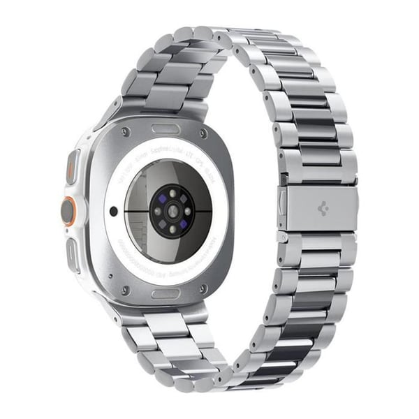 Ersättningsarmband - SPIGEN - Modern Fit - Rostfritt stål - Silver - Justerbar