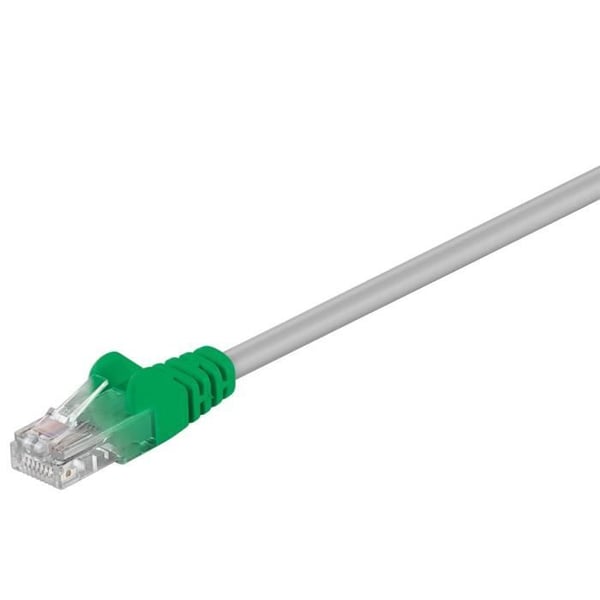 Nätverkskabel - GOOBAY - Wentronic CAT 5-050 UTP Crossover - 0.50m - Hane/Hane - Grön Nätverkskabel - GOOBAY - Wentronic CAT 5-050 UTP Crossover - 0.50m - Hane/Hane - Grön