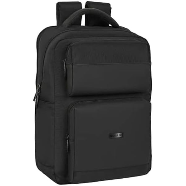 Ryggsäck - SAFTA - Sevilla FC - 15,6 tum - USB - 2 fickor - Svart