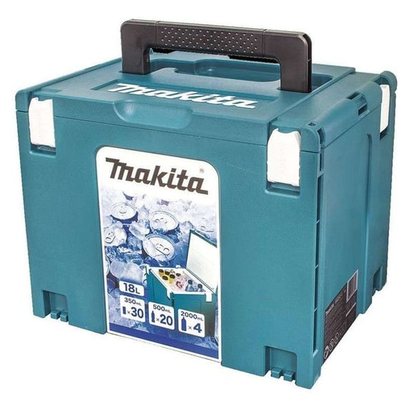 Byggplatskylare - MAKITA - MAKPAC Storlek 4 - 18 Liter - Blå