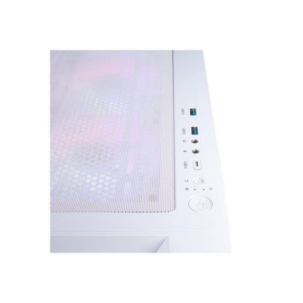 Abysm Gaming Danube Mura BX300 ARGB E-ATX Templat i Kristall USB 3.2 Vit