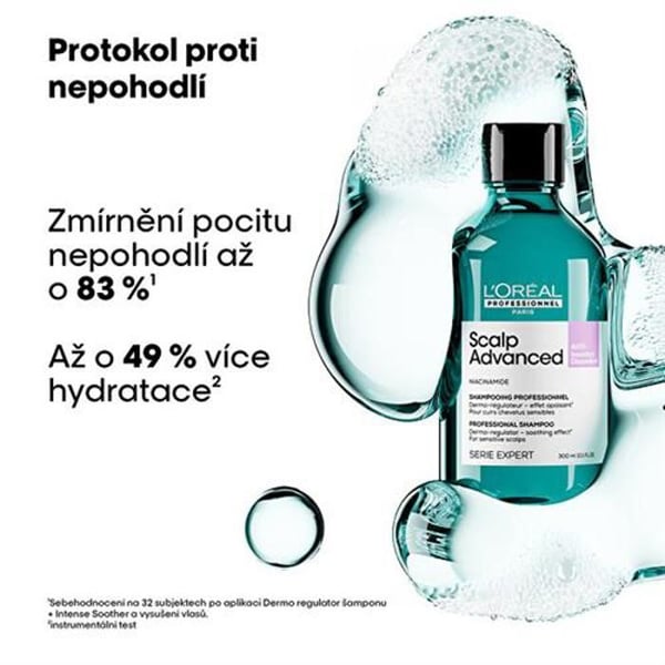 Schampo för känslig hårbotten Scalp Advanced Anti-Discomfort Dermo (reglerande schampo) - Volym: 300 ml