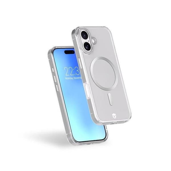 MagSafe-skal - FC Metal - iPhone 17 - Förstärkt - Transparent - Metalram
