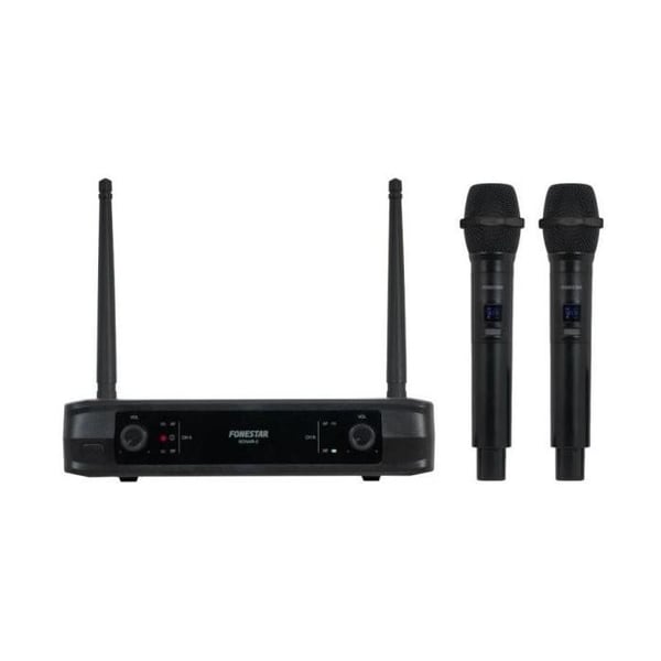 Trådlös dubbelhandmikrofon UHF Fonestar SONAIR-2M - Inkluderar mottagare