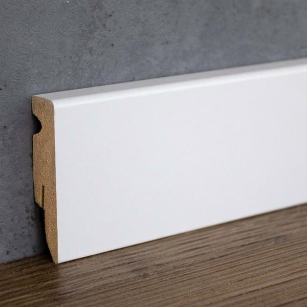 PROVISTON kvadratisk sockel 15 x 58mm melamin vit sockel MDF sockel