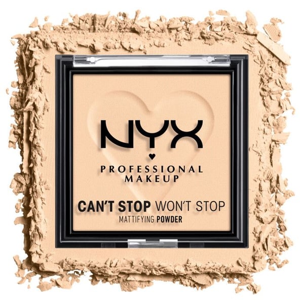 Matifierande Puder - NYX PROFESSIONAL MAKEUP - Kan Inte Sluta, Vill Inte Sluta - Matt Finish - Vegansk - Nyans Ljus