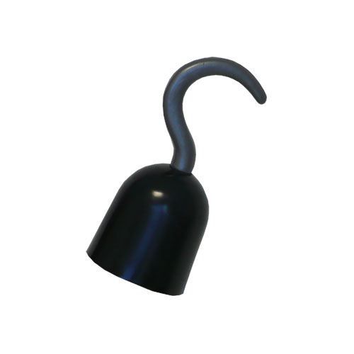 Utklädnadsaccessoar - 20 - Piratkrok - Plast - Unisex - Svart Utklädnadsaccessoar - 20 - Piratkrok - Plast - Unisex - Svart