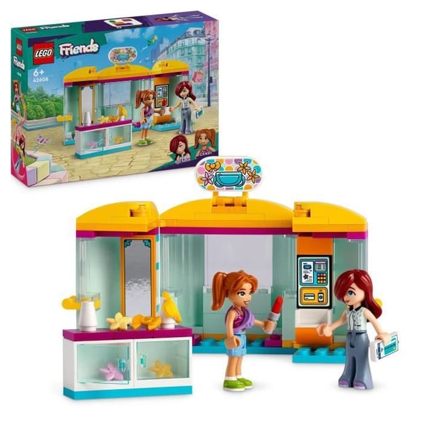 LEGO® 42608 Friends Little Accessories Shop, butiksleksak med Paisley och Candi minifigurer