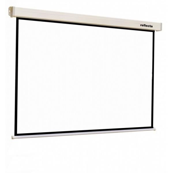 Projektionsduk REFLECTA Crystal-Line Rollo Lux 160x160 - Svart/Vit - 156 cm bildbredd - BetaLux