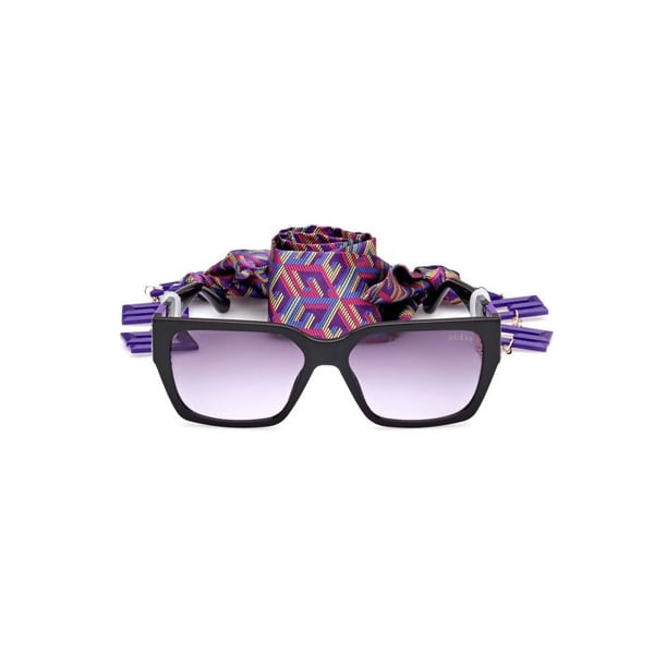 Solsikker Guess GU7916 55/16/145 83Z skinnende sort INJEKTEREDE SOLBRILLER UNISEX Guess GU7916 skinnende sort Solbriller 55 16 145