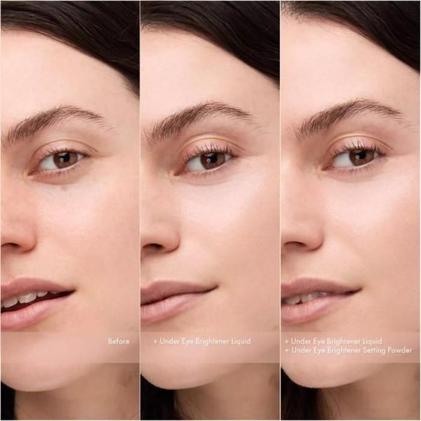 Anticerne - Under Eye Brightener Liquid - 010 Ljus Ros - 10 ml - Svampapplikator, ljus finish